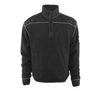 Mascot 50354-835-09 Naxos Frontline Lightweight Lining Knitted Jumper with Half Zip, Size XL, Black