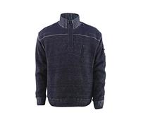 Mascot Workwear 50354 Frontline Knitted Jumper with half zip Blue Grey M