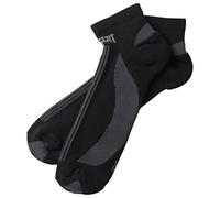 Mascot 50411-881-0918 Maseru Complete Short Style Moisture Wicking Socks, Size 36-38One, Black/Dark Anthracite, Pair