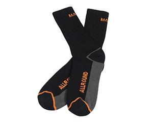 Mascot 50454-913-09 Mongu Complete Socks, Size 39-433PC, Black, Pair, Pack of 3