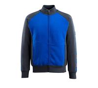 Mascot 50565-963-11010 Amberg Unique Modern Fit Sweatshirt with Zipper, Size XS, Royal/Dark Navy