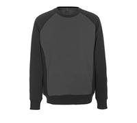 Mascot 50570-962-1809 Witten Unique Modern Fit Sweatshirt, Size M, Dark Anthracite/Black