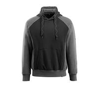 Mascot Workwear 50572 Regensburg Unique Hoodie Black/Dark Anthracite L L
