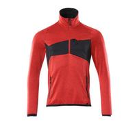 Mascot Accelerate Half Zip Fleece Jumper (Traffic Red/black) (Small)