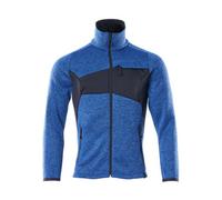 Mascot Accelerate Knitted Cardigan With Zipper (Azure Blue/dark Navy) (Large)