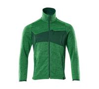 Mascot Accelerate Knitted Cardigan With Zipper (Grass Green/green) (X Large)