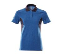 Mascot Accelerate Ladies Fit Polo Shirt (Azure Blue/dark Navy) (Medium)