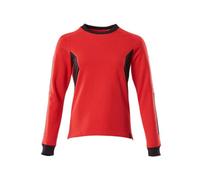 Mascot Workwear 18394 Womens Accelerate Sweatshirt Traffic Red/Black X XS