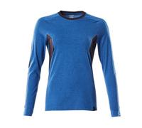 Mascot Workwear 18391 Womens Long-Sleeved Fit T-Shirt Azure Blue/Dark S