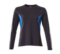 Mascot Workwear 18391 Womens Long-Sleeved Fit T-Shirt Dark Navy/Azure XS
