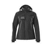 Mascot Accelerate Ladies Waterproof Outer Shell Jacket (Black) (Small)