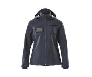 Mascot Accelerate Ladies Waterproof Outer Shell Jacket (Dark Navy) (Small)