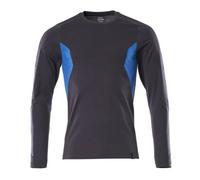 Mascot Accelerate Modern Fit Long-Sleeved T-Shirt (Dark Navy/azure Blue) (Xxx Large)