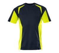 Mascot Accelerate Safe Modern Fit T-Shirt (Dark Navy/hi-Vis Yellow) (Xxxxx Large)
