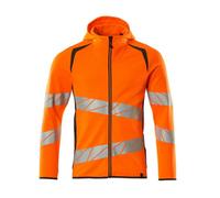 Mascot Accelerate Safe Hoodie With Zipper (Hi-Vis Orange/dark Anthracite) (X Large)