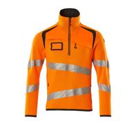 Mascot Accelerate Safe Knitted Jumper With Half Zip (Hi-Vis Orange/dark Anthracite) (Medium)