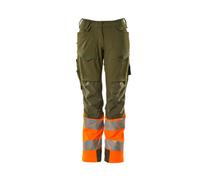 Mascot Workwear 19178 Womens Trousers with kneepad pockets Moss Green/ 45.5" 32"