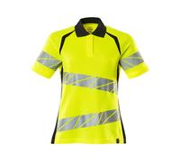 Mascot 19093-771 Women's Accelerate Safe Polo Shirt - Hi-vis Yellow/Black - L (1
