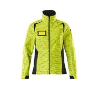 Mascot Accelerate Safe Ladies Fit Softshell Jacket With Reflectors (Hi-Vis Yellow/dark Navy) (Small)