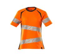 Mascot 19092-771 Women's Accelerate Safe T-Shirt - Hi-vis Orange/Dark Anthracite