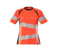 Mascot 19092-771 Women's Accelerate Safe T-Shirt - Hi-vis Red/Dark Navy - XL (1