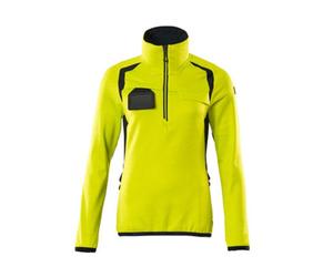 Mascot Accelerate Safe Ladies Half Zip Microfleece (Hi-Vis Yellow/dark Navy) (Xx Large)