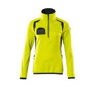 Mascot Accelerate Safe Ladies Half Zip Microfleece (Hi-Vis Yellow/dark Navy) (Xxx Large)