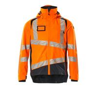 Mascot Accelerate Safe Lightweight Lined Outer Shell Jacket (Hi-Vis Orange/dark Navy) (X Large)