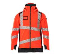 Mascot Accelerate Safe Lightweight Winter Jacket With Climascot - Hi-Vis Red/dark Navy (Xxxxx Large)