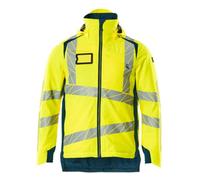 Mascot Accelerate Safe Lightweight Winter Jacket With Climascot - Hi-Vis Yellow/dark Petroleum (Large)