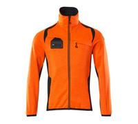Mascot Accelerate Safe Microfleece Jacket With Half Zip (Hi-Vis Orange/dark Navy) (Medium)