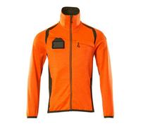 Mascot Accelerate Safe Microfleece Jacket With Half Zip (Hi-Vis Orange/moss Green) (Small)
