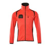 Mascot Accelerate Safe Microfleece Jacket With Half Zip (Hi-Vis Red/dark Anthracite) (Small)