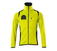Mascot Accelerate Safe Microfleece Jacket With Half Zip (Hi-Vis Yellow/dark Navy) (Xx Large)