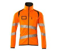Mascot 19103-315 Accelerate Safe Fleece Jumper with Zipper - Hi-vis Orange/Dark
