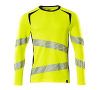 Mascot Accelerate Safe Modern Fit Long-Sleeved T-Shirt (Hi-Vis Yellow/black) (Small)