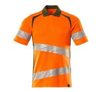 Mascot 19083-771 Accelerate Safe Polo Shirt - Hi-vis Orange/Moss Green - 5XL (1