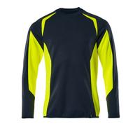 Mascot Workwear 22084 Accelerate Safe Sweatshirt Dark Navy/Hi-Vis Yell XL