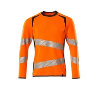 Mascot Workwear 19084 Accelerate Safe Sweatshirt Hi-Vis Orange/Dark Na XL