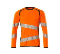 Mascot Workwear 19084 Accelerate Safe Sweatshirt Hi-Vis Orange/Moss Gr L