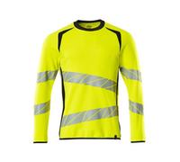 Mascot Workwear 19084 Accelerate Safe Sweatshirt Hi-Vis Yellow/Dark Na 2XL
