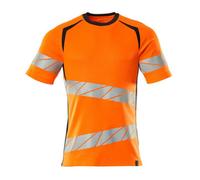Mascot Accelerate Safe Modern Fit T-Shirt (Hi-Vis Orange/dark Navy) (Small)