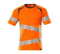 Mascot Accelerate Safe Modern Fit T-Shirt (Hi-Vis Orange/dark Petroleum) (Xx Large)