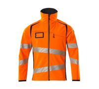 Mascot Accelerate Safe Softshell Jacket (Hi-Vis Orange/dark Navy) (Large)