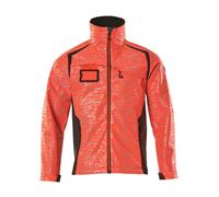 Mascot Accelerate Safe Softshell Jacket With Reflectors (Hi-Vis Red/dark Anthracite) (Large)