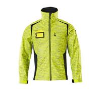 Mascot Accelerate Safe Softshell Jacket With Reflectors (Hi-Vis Yellow/dark Navy) (Xxx Large)
