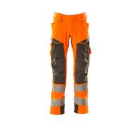 Mascot Accelerate Safe Trousers With Kneepad Pockets - Hi-Vis Orange/dark Anthracite (32.5) (Leg Length - Regular)