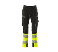 Mascot Workwear 19379 Accelerate Safe Trousers with thigh pockets Blac 46.5" 35"