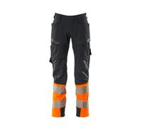 Mascot Accelerate Safe 19379 Big Thigh Pockets Work Pants Black 48 / 32