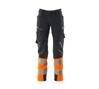 Mascot Accelerate Safe 19379 Big Thigh Pockets Work Pants Black 48 / 30